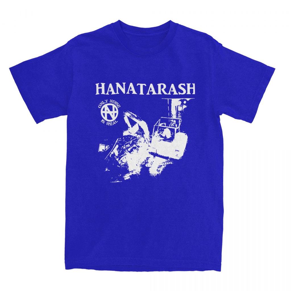 Hanatarash T Shirt Man Music Rock Funny Cotton T-Shirts Summer O-Neck Fashion Tee Shirt Hot Sale Oversize Tops