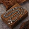 New Viking Necklace Keel Chain European and American Punk Ring Pendant Personalized Trendy Men Accessories