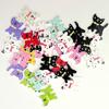 50 Pcs Mixed Color Cute Cat Kitten 2Holes Wood Sewing Buttons