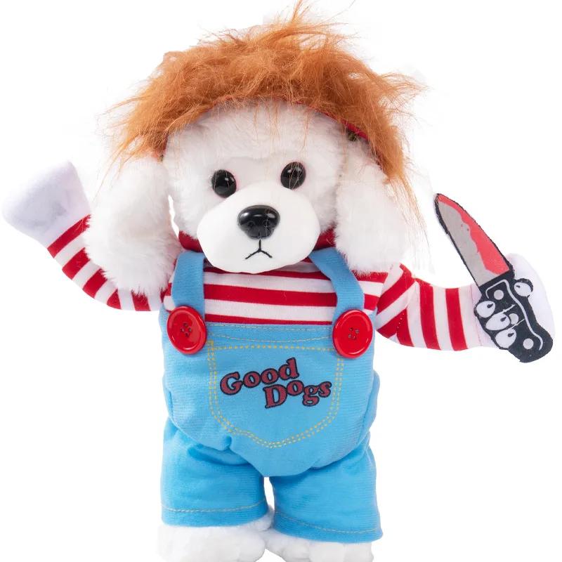 Costume Divertente Creativo per Cani e Gatti di Piccola Taglia per Halloween Giacca per Cani Piccoli Vestito per Gatti Teddy Abbigliamento per Cani a Tema Halloween per Cani Piccoli