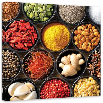 Canvas Print Kitchen Spices Food