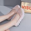 Fashion Summer Women's Handmade Woven Soft Soled Flat Bottomed Colorful Outdoor Fashion Walking Lazy Casual Single Shoes Large Size 42