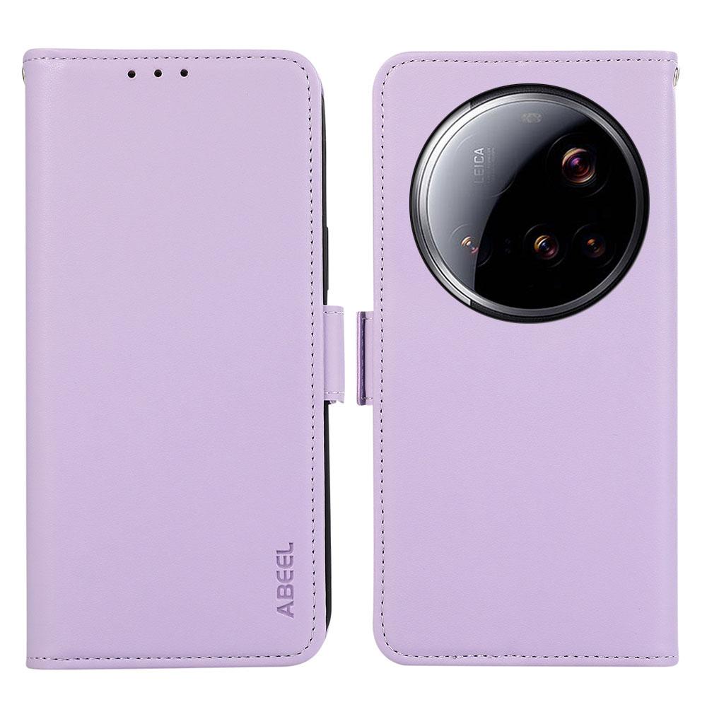 ABEEL For Xiaomi 15 Ultra Case Leather Phone Cover with RFID Blocking Wallet