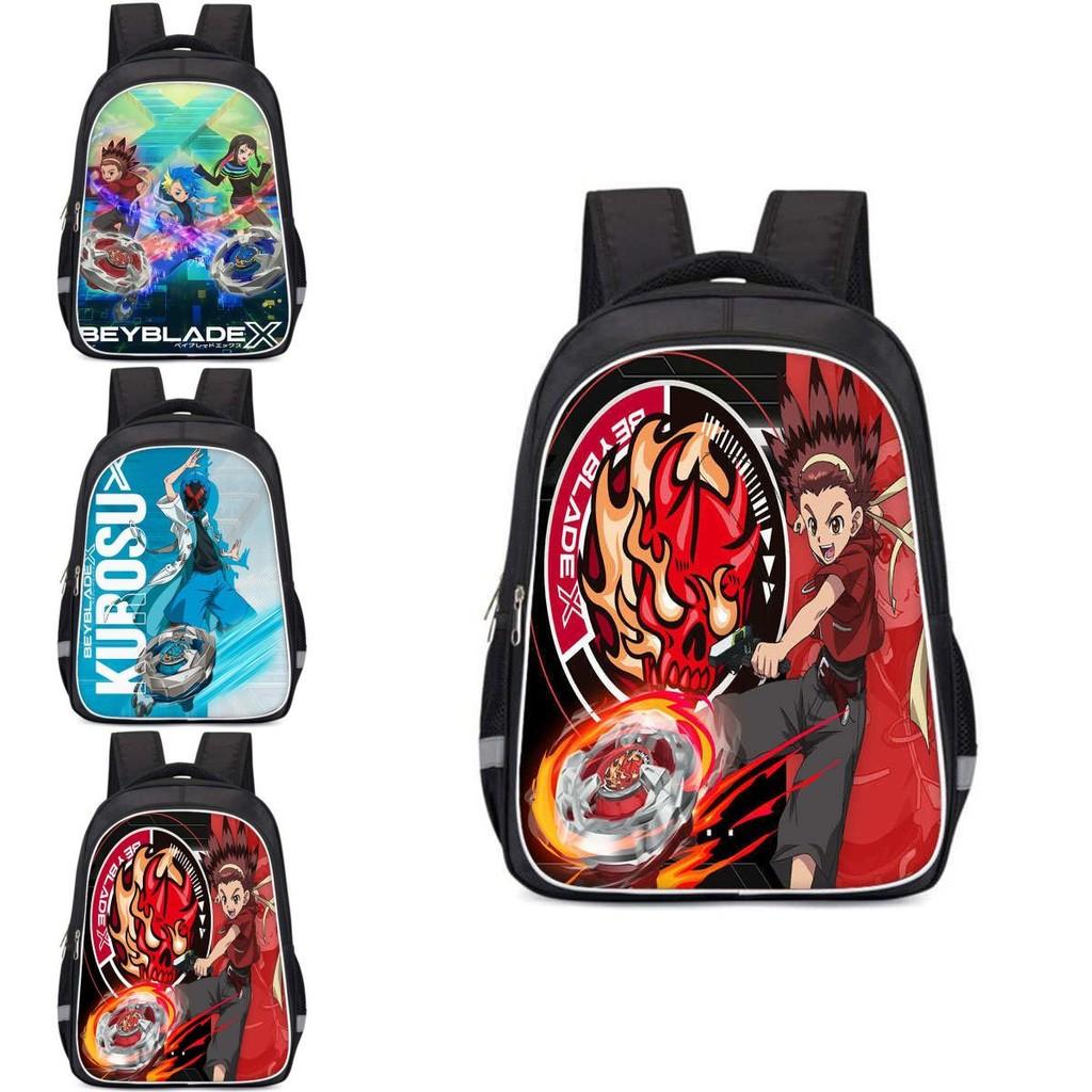 Plecak Beyblade X o dużej pojemności Lekka torba Oxford na szkolne przybory