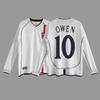 England Retro Football Jersey Gerrard Lampard Campbell Rooney Beckham Soccer Shirt