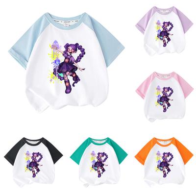 Girls Playtime Lily Lovebraids Printed Raglan Sleeve T-Shirt