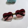 Heart Shaped Kids Sunglasses Photochromic Fashion Small for Girls