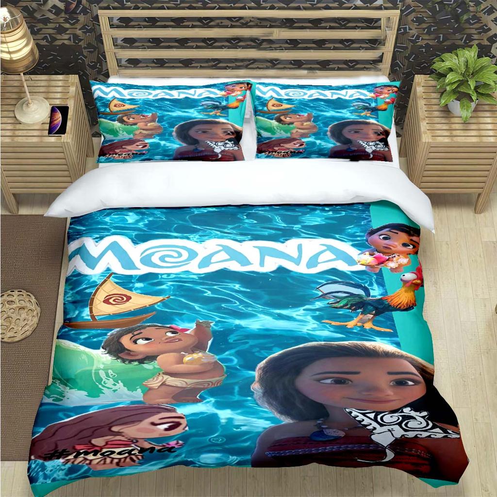 Fashion Print Moana Bedding Sets Bed Supplies Set Duvet Cover Bed Comforter Set Bedding Set child Birthday Gift