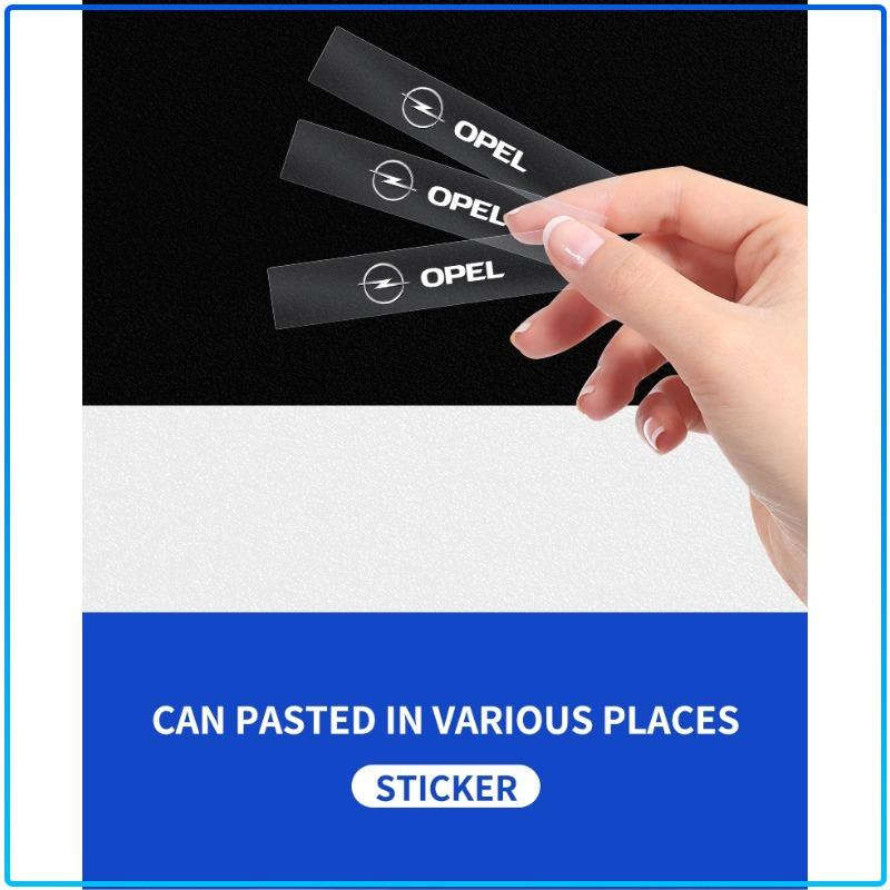 Car Steering Wheel Emblem Decal Car Interior Emblem 3D Sticker For Opel Astra H G J Insignia Mokka Zafira Corsa Vectra B C D