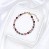3*5mm Bracelet Natural Stone Luxury Quality Jewelry for Women  Tourmaline Bts Handmade Baroque  Party /Wedding Luxury Gift Set