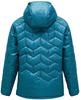 Mid-season Jacket Peak Performance Hybrid Insulation Jacket Elevate Liner Hood Hydro Fresh Blue