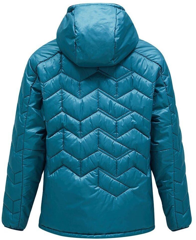 Mid-season Jacket Peak Performance Hybrid Insulation Jacket Elevate Liner Hood Hydro Fresh Blue