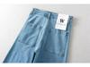 American-Style High-Waisted Stretchy Micro-Flare Jeans for Women - Spring/Autumn Wide-Leg Pants