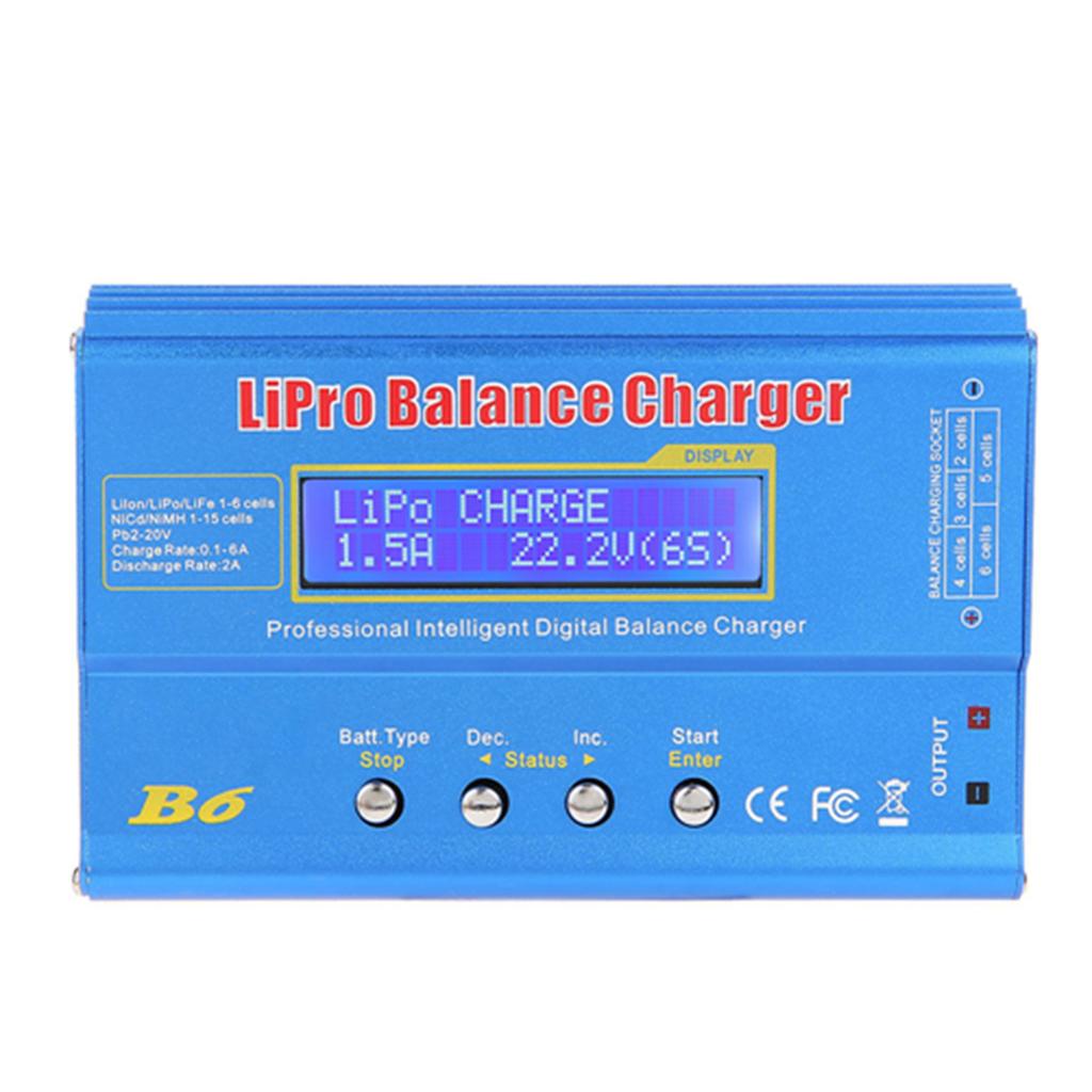 B6 80W Digital LCD Balance   Dis  for L  NiMH RC Battery(without Plug)