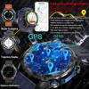 New Military GPS Smart Watch Men Offline Map 860 mAh Battery 4GB Memory 5ATM Waterproof Swimming Sapphire Screen Smartwatch