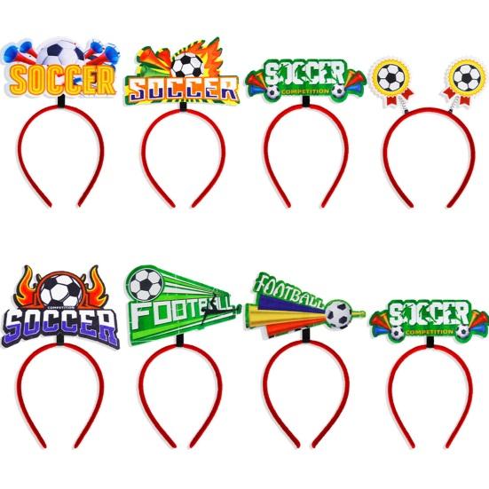 2026 Soccer Headband Functional Sports Hair Hoop Versatile Sports Hairband Unisex Game Day Football Fan Accessory