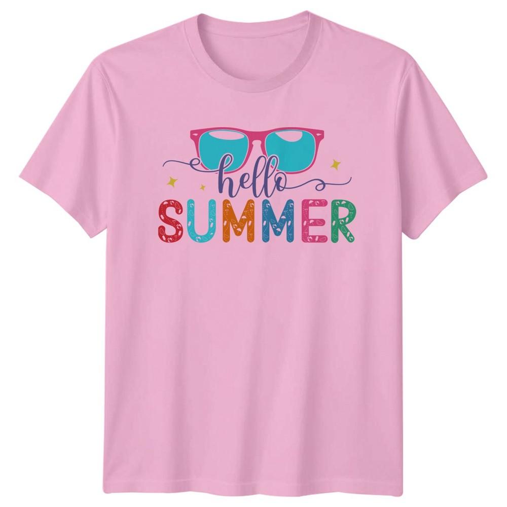 Hello Summer Unisexs TShirt Vacation Seasonal Gift For Her