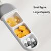 Mini Portable Pill Cases with Lanyard - Small 3 Compartment Medicine Bottle Outdoor Camping Working & Travel Pill Organizer