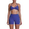 Women's Fashion Seamless Color Back Bra Shorts Yoga Suit Set Tight Running Fitness Two Piece Set