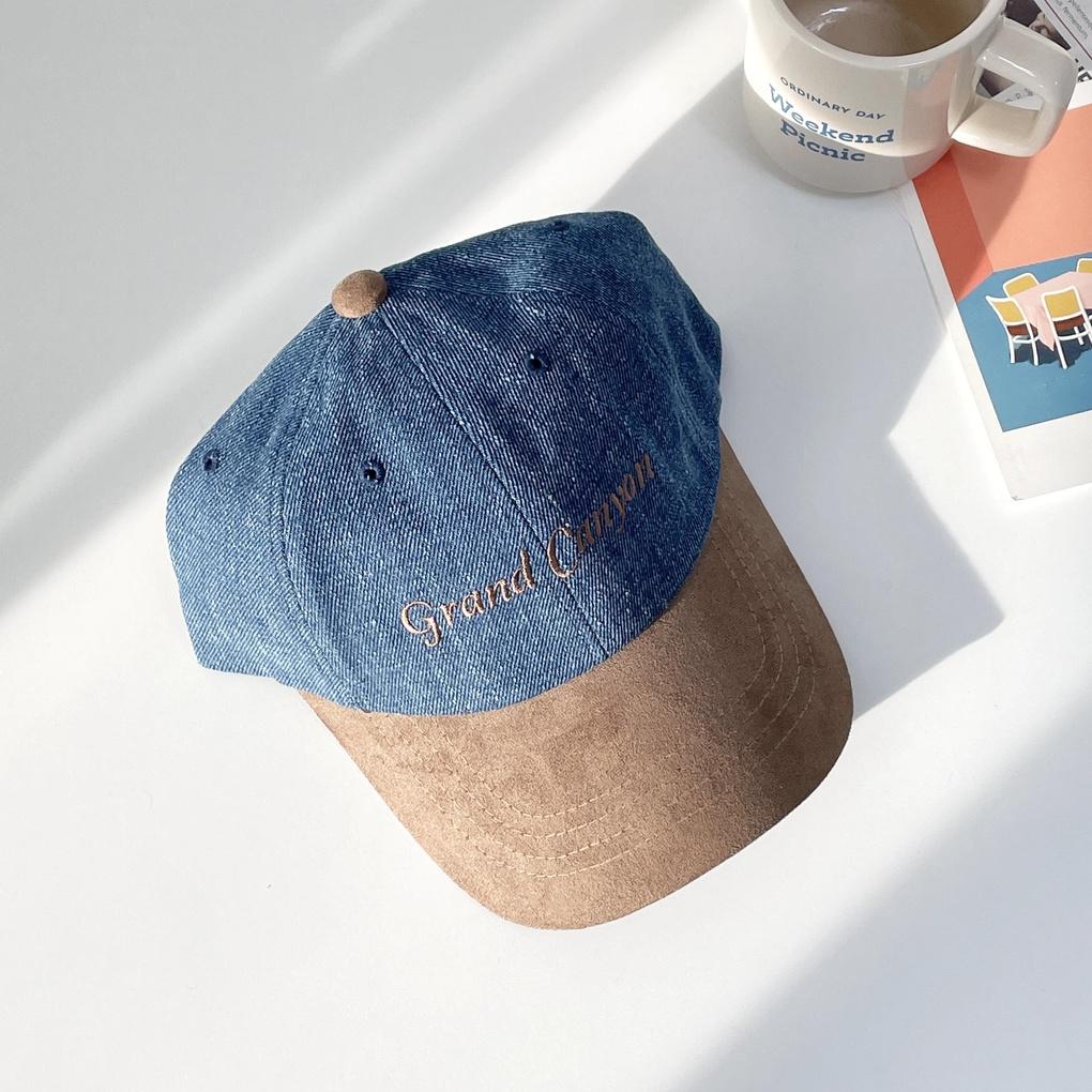 Women's and Men's Grand Denim Color Block Ball Cap Baseball Hat