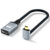 4K60hz Video Cord Micro HDMI to HDMI Cable 3840x2160P for Video Streaming Line Extension 3840x2160P