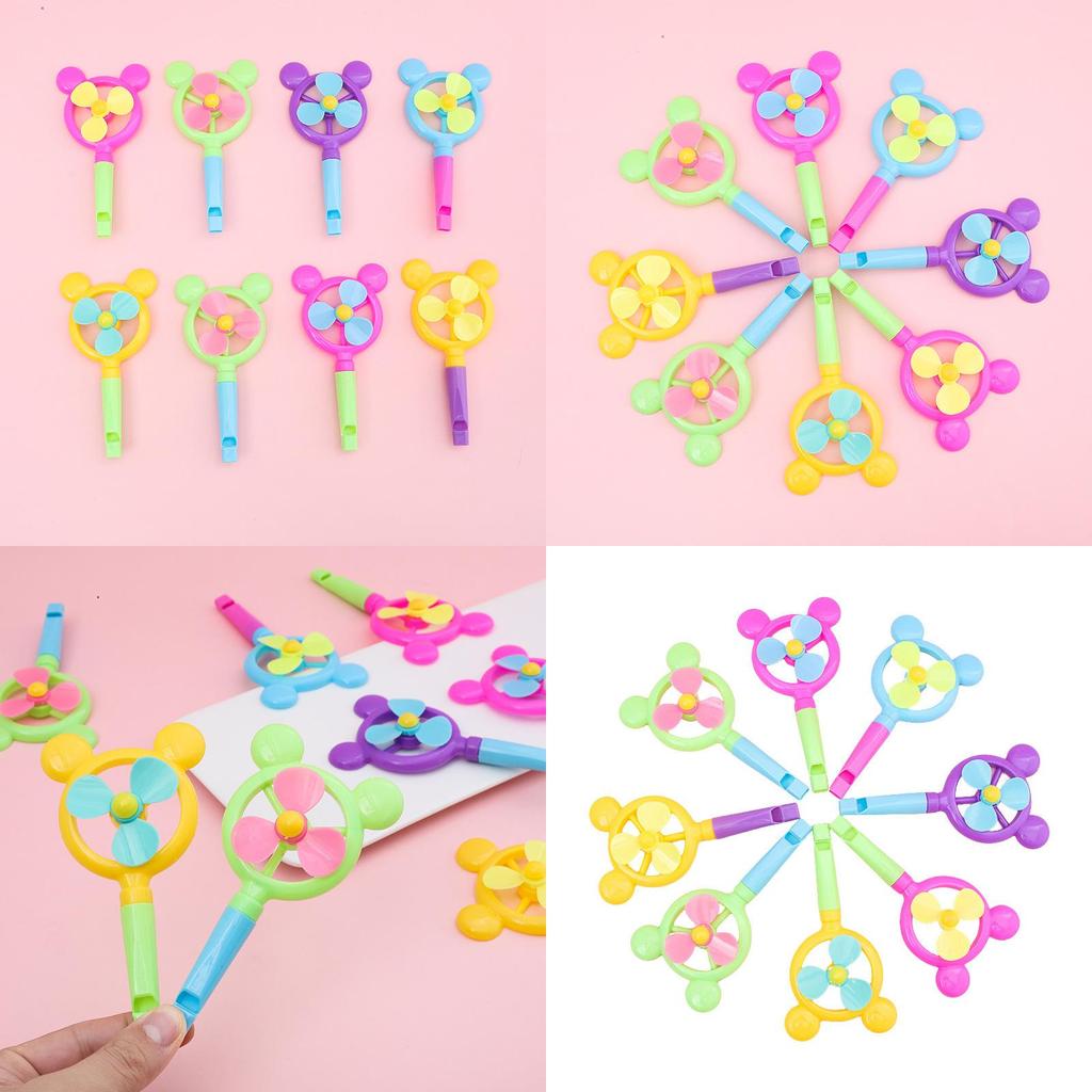 Whistle Windmill Toy With Split And Head For Kids Gift And Playtime Fun