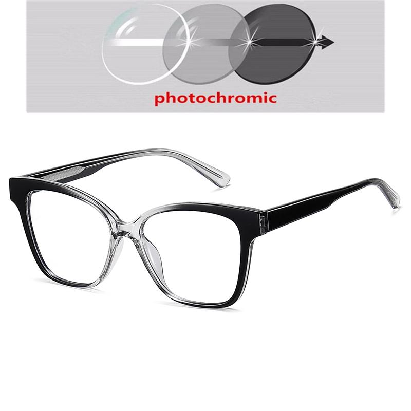 0 -0.5 -0.75 To -6.0  Anti Blue Rays Oval Prescription Spectacles With Cylinder Vintage Spring Hinge Short-Sight Eyewear