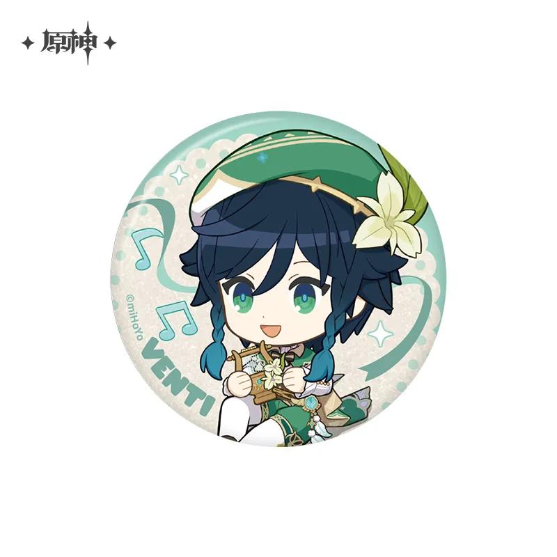 Sunsyea Genshin Impact Official Merch miHoYo Original Authentic XLSY Theme Series Badge Furina Neuvillette Klee Zhongli