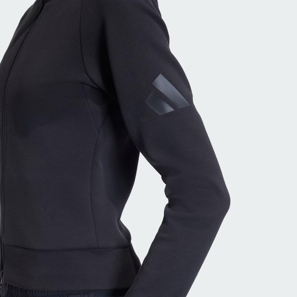 Adidas Jackets Women's Black Stand Collar Thin Other KE9141