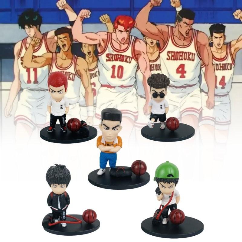 The 5pcs First Slam Dunk Role Pvc Toy Model Desktop Decoration Gift Christmas