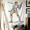Captain Future Wall Tapestry Aesthetic Wall Hanging Printed Fabric Blanket Decorative Tapestries for Bedroom Living Room Home Decor