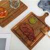 Saftrille Wurstwaren Serviertablett Mehrere Stile Pizzablech Langlebiges Holz Schneidebrett Brot
