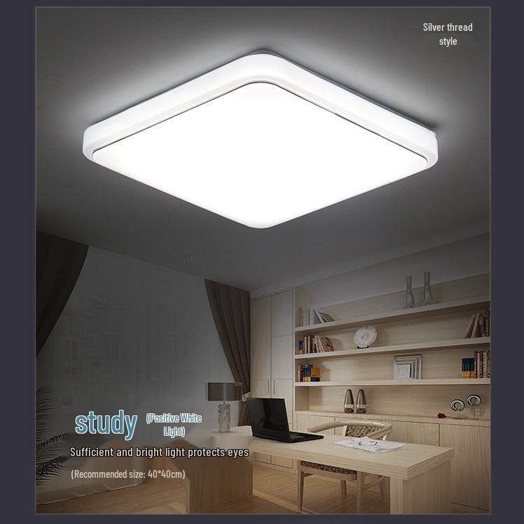 Modern Rectangular & Square Ceiling Lights for Living Room, Bedroom, Study, Balcony & Kitchen