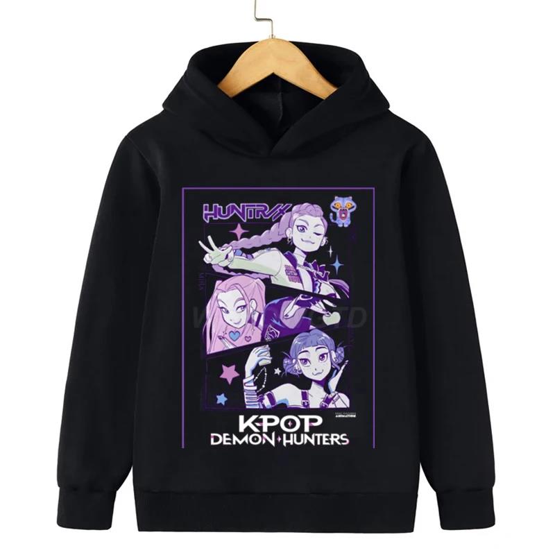 Fashionable Children's Hoodies Devil Hunter Hoodies Casual Pullovers Girls Boys High Quality Children's Clothing