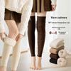 Women's Cashmere Plus Velvet Long Knee Socks - Thick Warm Leg Warmers & Knee Protection