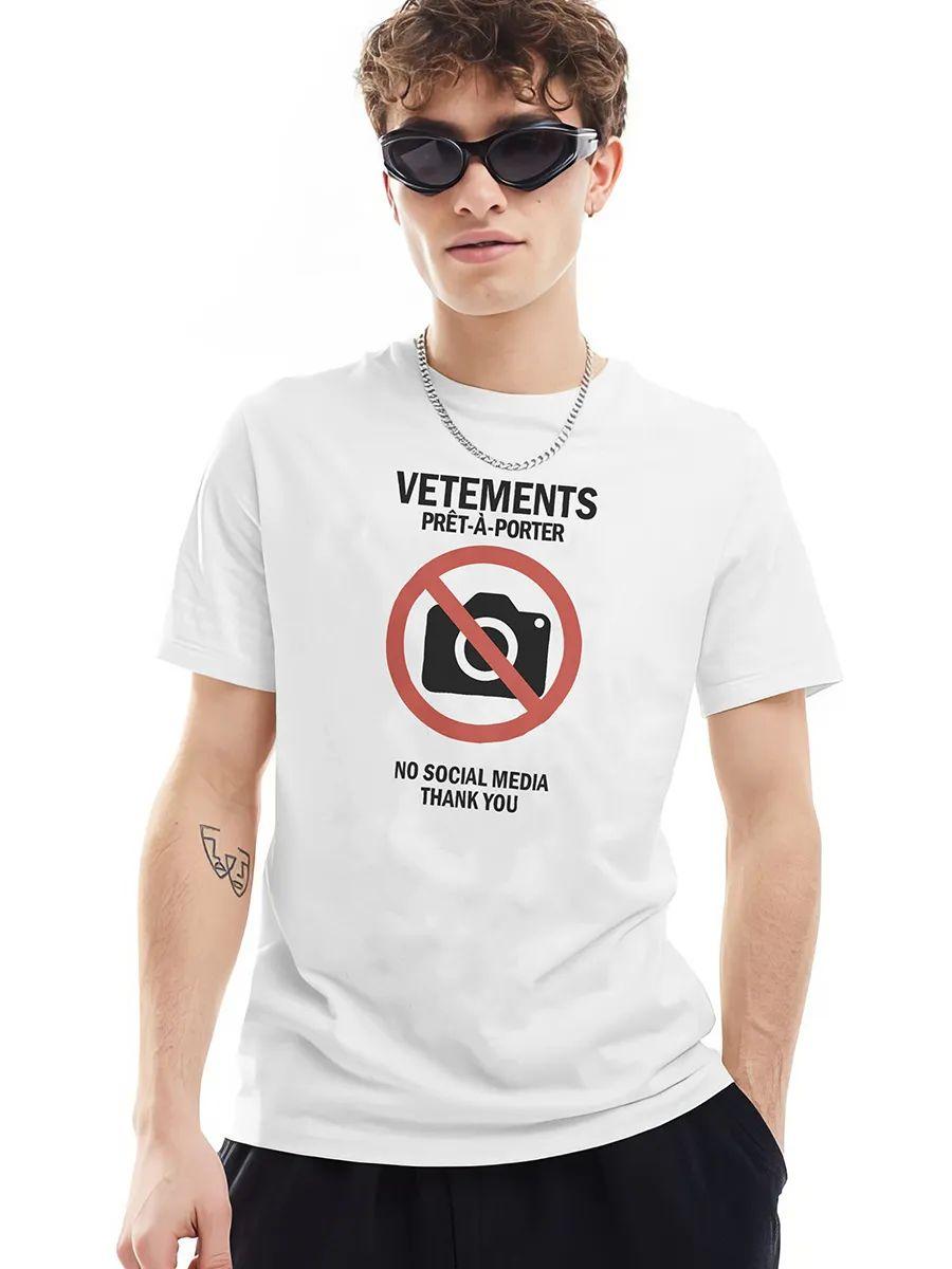 

VETEMENTS oversized T‑shirt 4XL