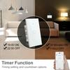WiFi Tuya RF for Lights Australia US BR IL Alexa 220V 1 2 3 4 Gang Smart Remote Control Touch Light Switch Neutral + Live Wire