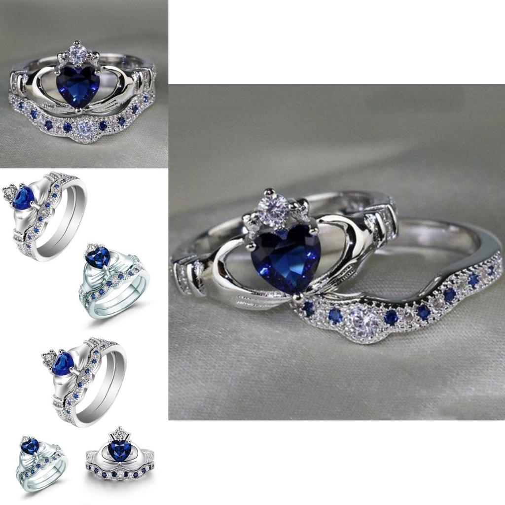 Ring Shaped Heart Jewelry Decorative Ornaments Gifts Fashion Simple Elegant