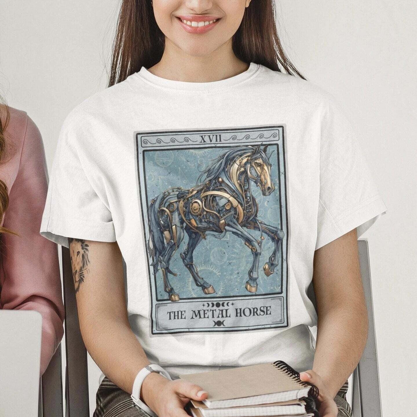 The Metal Horse Tarot Card Shirt, Chinese Zodiac S