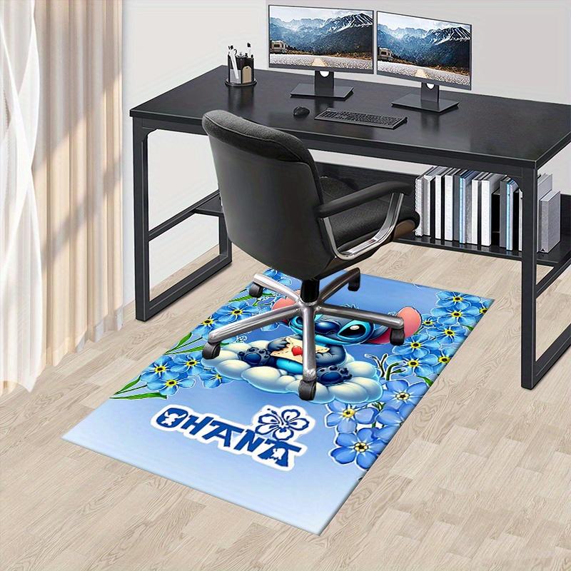 

Office Rug Stitch, Flower theme 3D Printed Anti-Slip Rug-Machine Washable for Living Room 60cm by 90cm