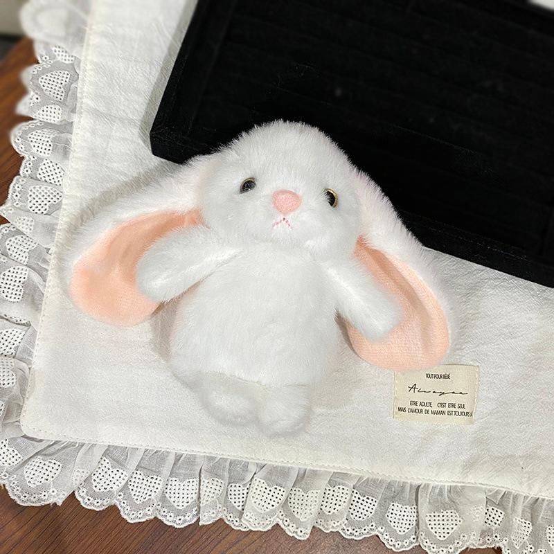 Stuffed Animals Cute Cartoon Rabbit Keychain Toy Girl Bag Car Keychain Mobile Phone Pendant Jewelry Gift