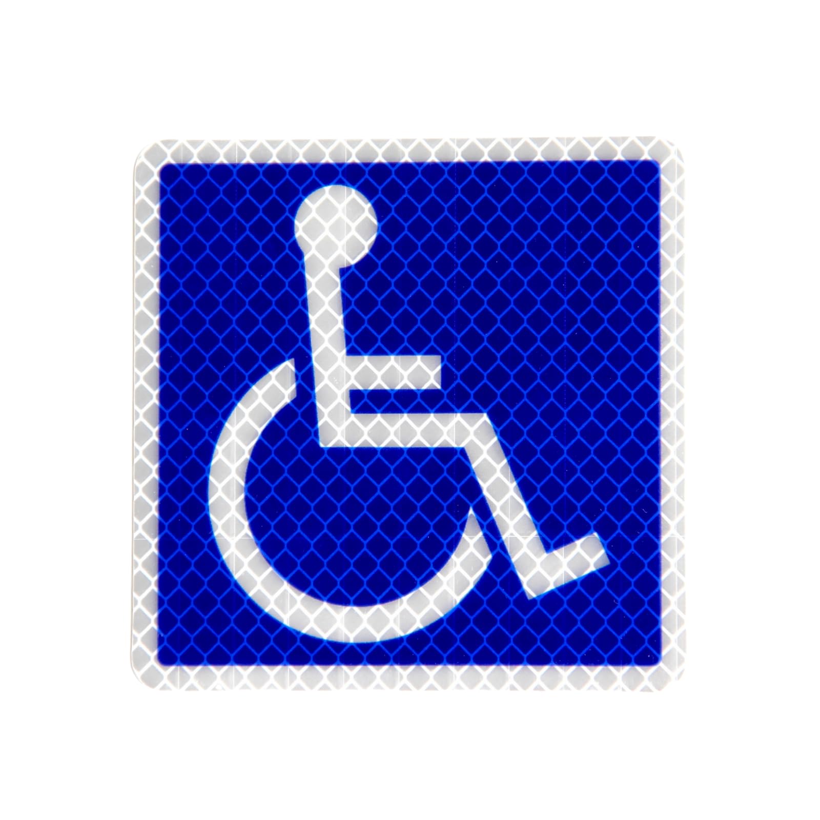 

Высокоотражающая маркировка для инвалидной коляски, набор из 10 см х, изготовлена из ПЭТ, легко, легко, подходит для ухода, шаттл, парковка для инвалидов, ночная безопасность, арендный автомобиль, УФ синий