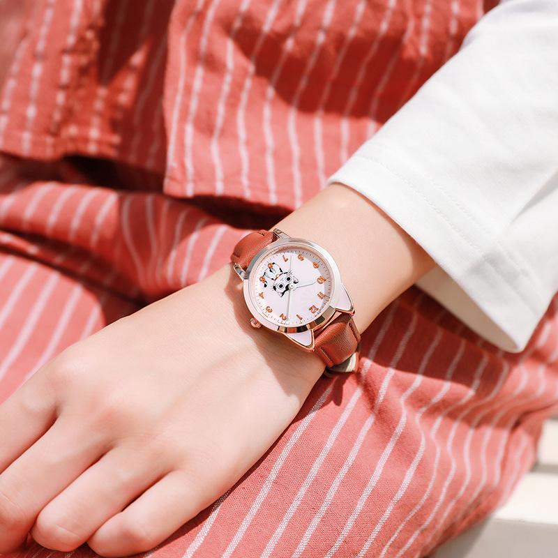 BK44 Fashion Children's Pointer Quartz Watch for Girls Waterproof Night Light 5-15 Year Old Elementary School Girls' Watch