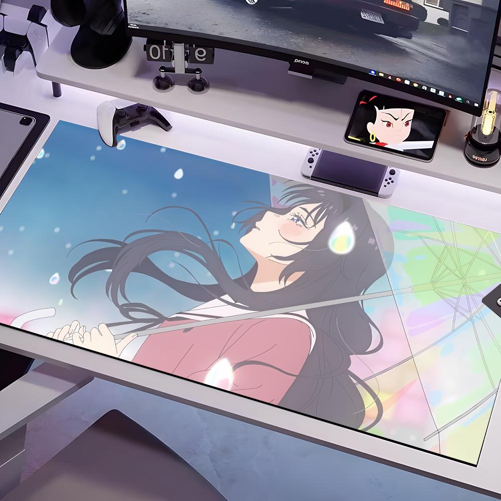 Kaoruko Waguri Mouse Pad Multiple Sizes Large Square Computer Office Game Table Mats Rubber Anti-slip Mousepads