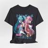 Anime Graphic Tee, Hatsune Miku T-Shirt, Vocaloid Unisex Jersey Shirt, Kawaii
