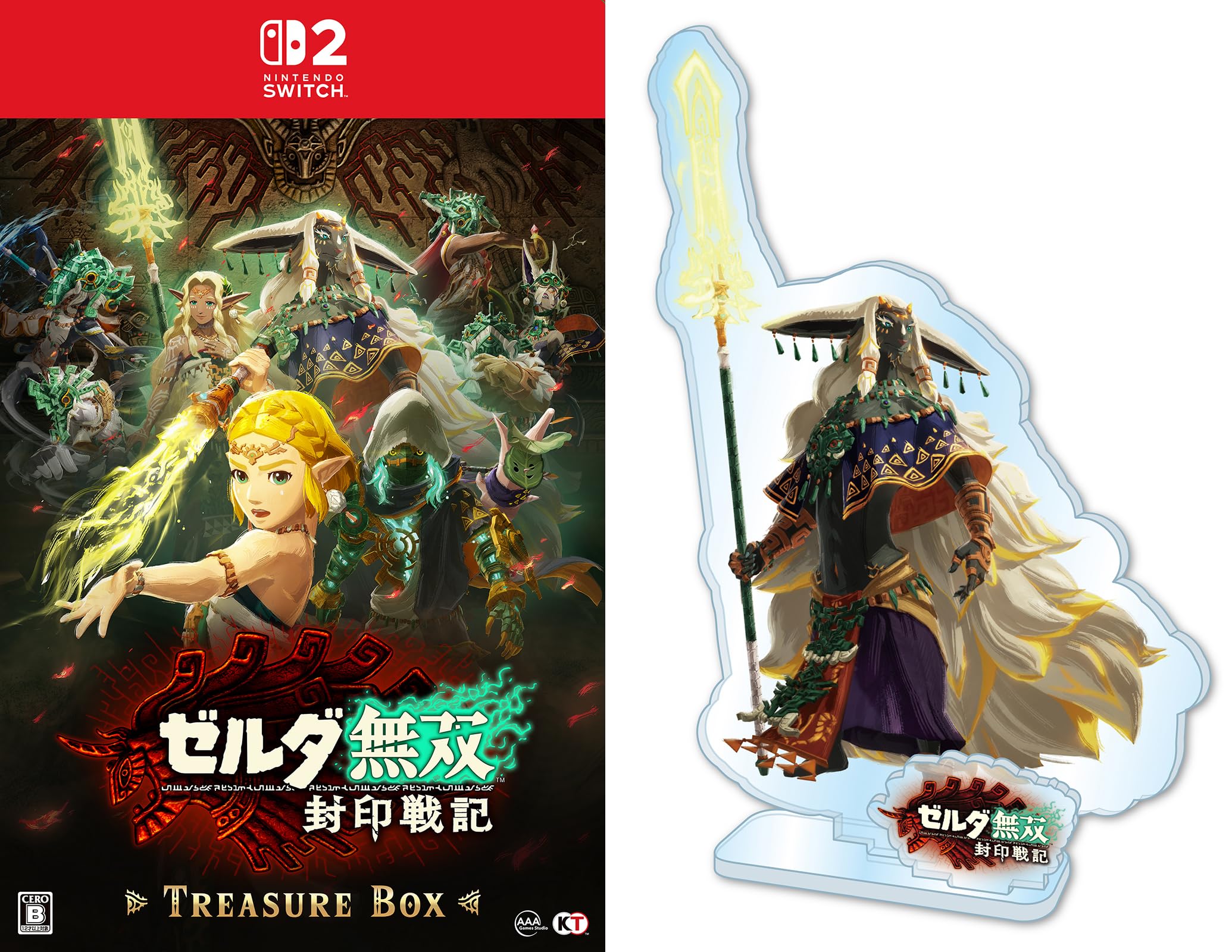 

[Switch 2] Hyrule Warriors: Хроники Запечатанной Войны TREASURE BOX [Эксклюзив Amazon.co.jp] Акриловая Подставка (Рауль)