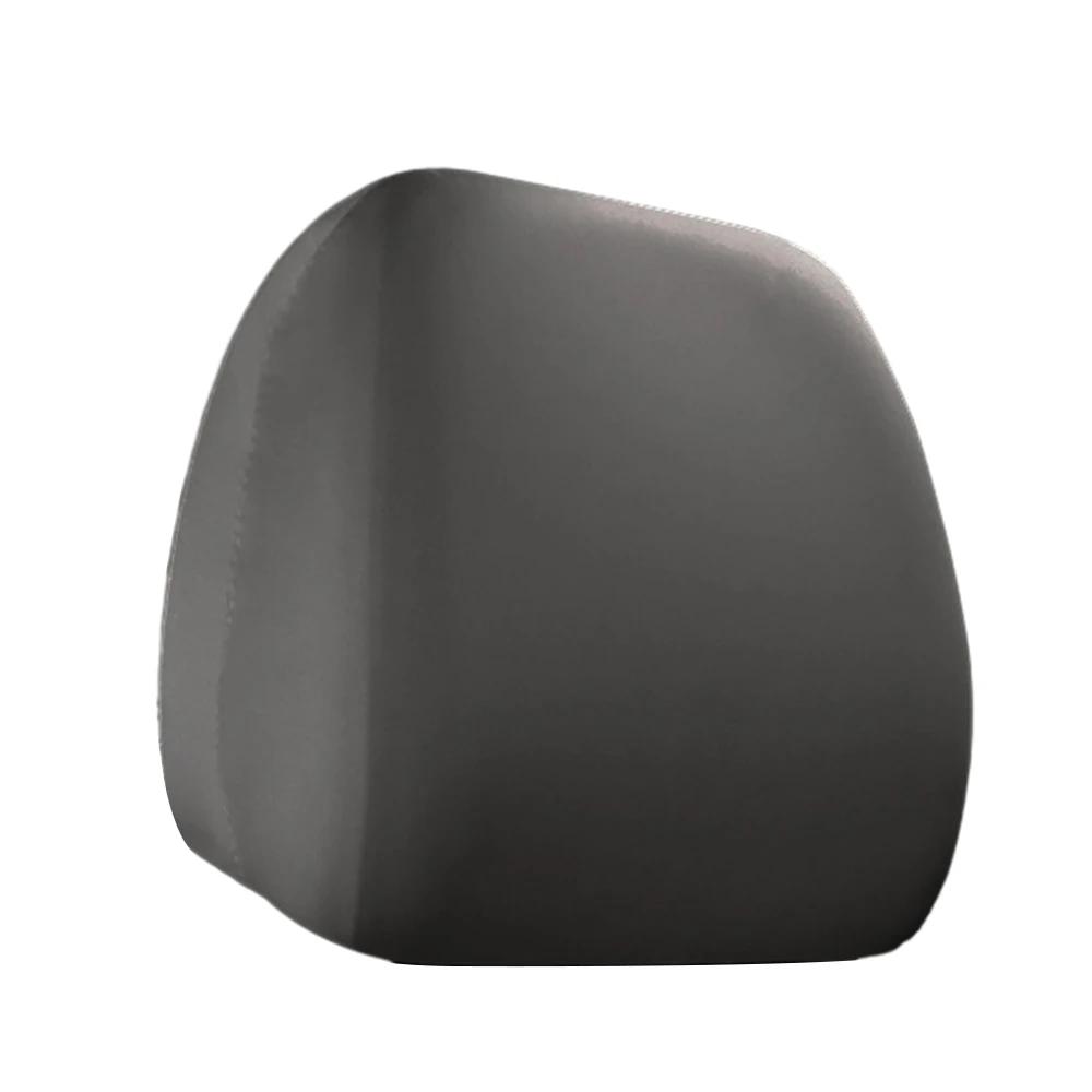 

Universal Car Seat Headrest Pillowcase Elastic Neck Pillow Cover Dustproof Car Interior Accessories Pillow Neck Rest Cushion сірий колір