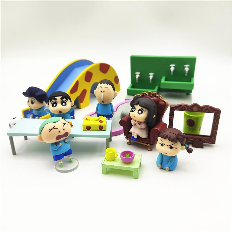 

Shinchan Detailed Crayon Kindergarten Scene Pvc Model Figurine Blind Set Box