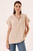 Polo Neck Double Sleeve Ayrobin Blouse