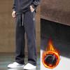 Winter Thick Velvet Sports Casual Pants Spring and Autumn Winter Corduroy Pants Men's Straight Leg Sweatpants